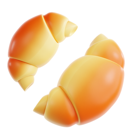 Croissant  3D Icon