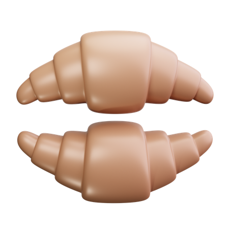 Croissant  3D Icon