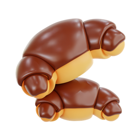 Croissant  3D Icon