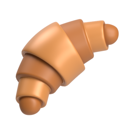 크로와상  3D Icon