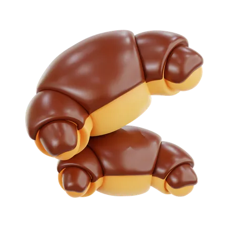 Croissant  3D Icon