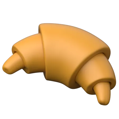 Croissant  3D Icon