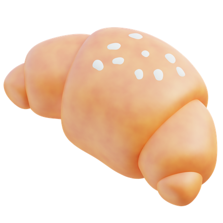 Croissant  3D Icon