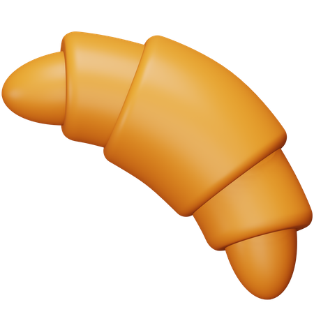 Croissant  3D Icon