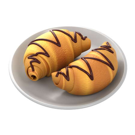 Croissant  3D Icon