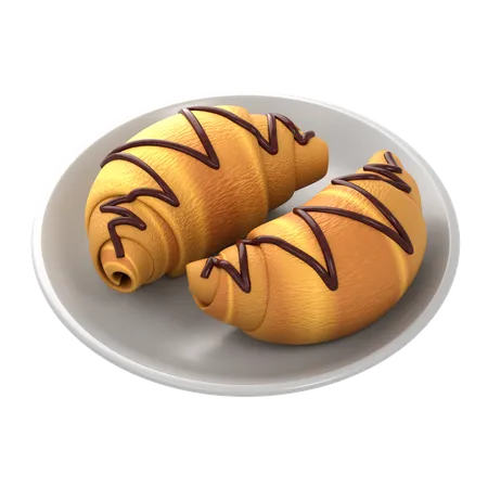 Croissant  3D Icon