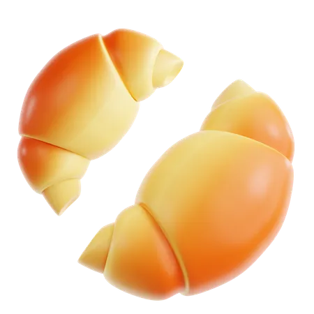 Croissant  3D Icon