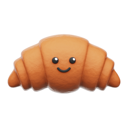 Croissant  3D Icon