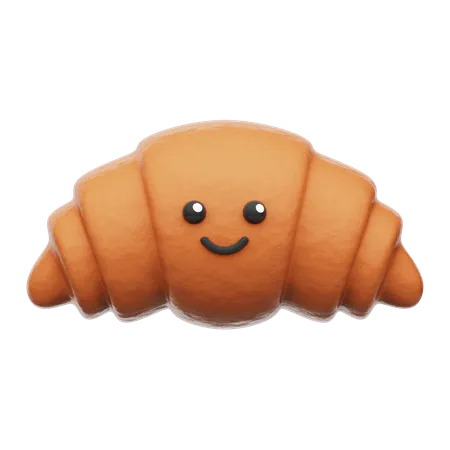 Croissant  3D Icon