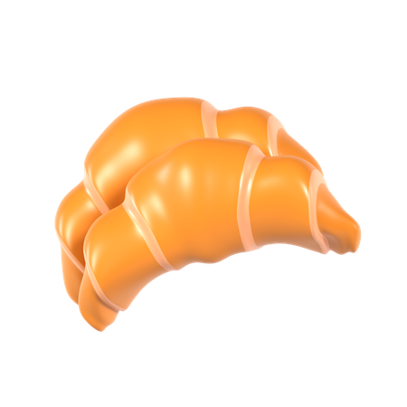 Croissant  3D Icon