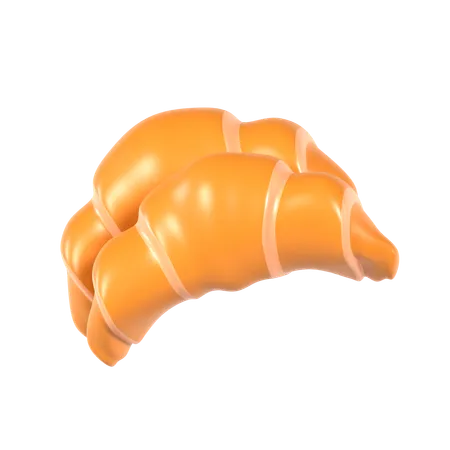 Croissant  3D Icon