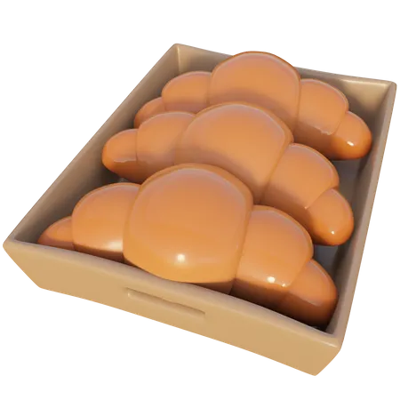 Croissant  3D Icon