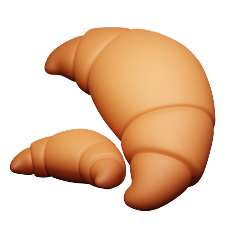 Croissant  3D Icon