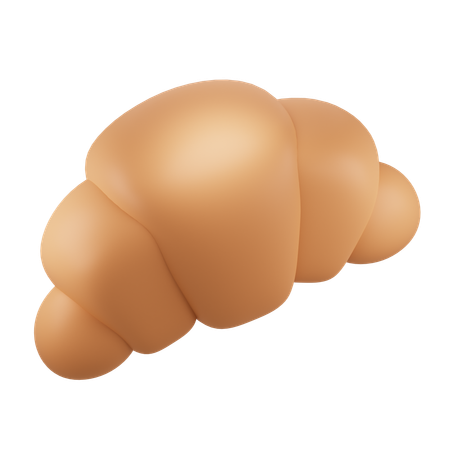 Croissant  3D Icon