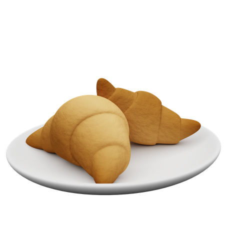 Croissant  3D Icon