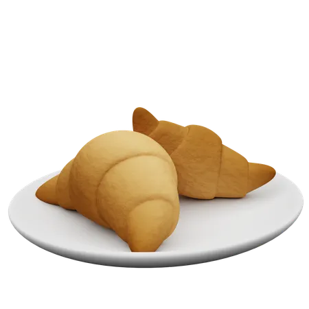 Croissant  3D Icon