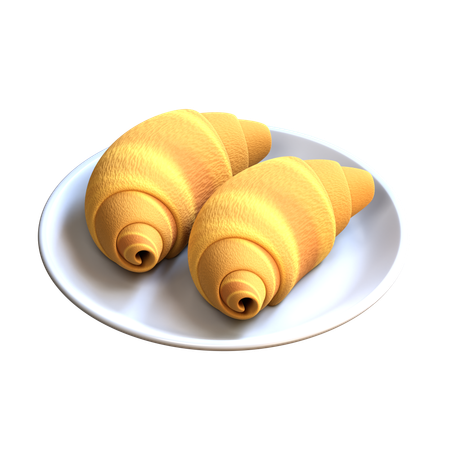 Croissant  3D Icon