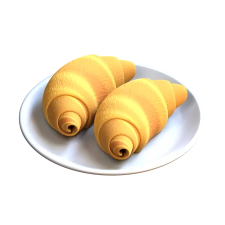 Croissant  3D Icon