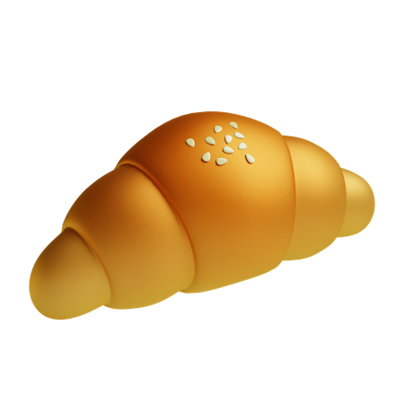 Croissant  3D Icon