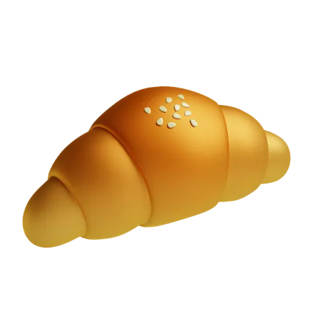 Croissant  3D Icon