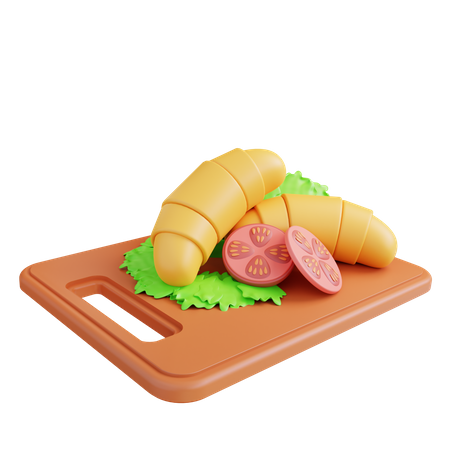 Croissant  3D Icon