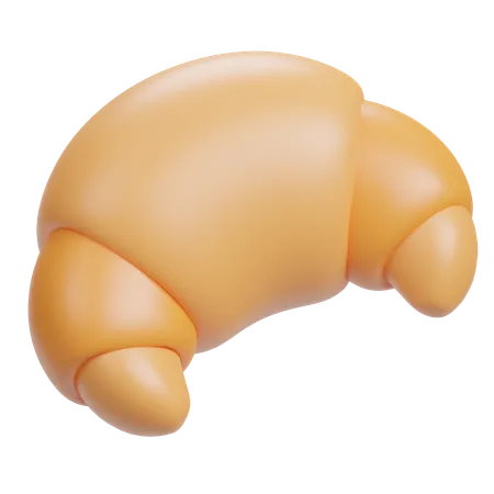 Croissant  3D Icon