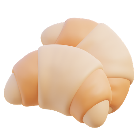 Croissant  3D Icon