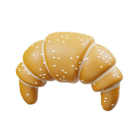 Croissant  3D Icon
