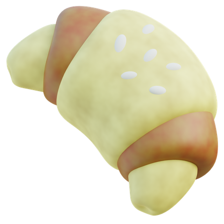 Croissant  3D Icon