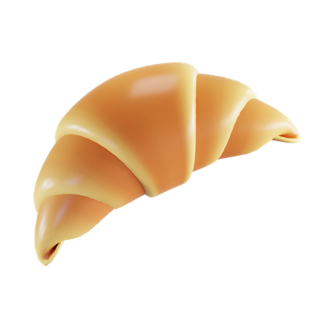 Croissant  3D Illustration