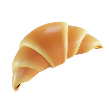 Croissant  3D Illustration