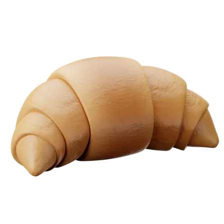 Croissant  3D Illustration