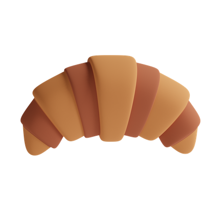 Croissant  3D Illustration