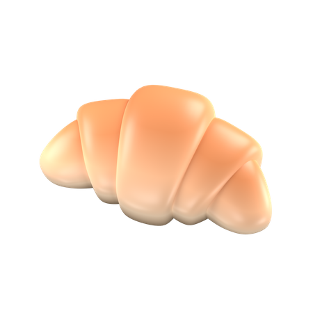 Croissant 3D Icon