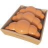 croissant bread emoji 3d
