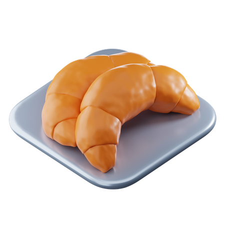 Croissant  3D Icon