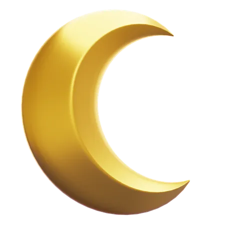 Croissant de lune  3D Icon