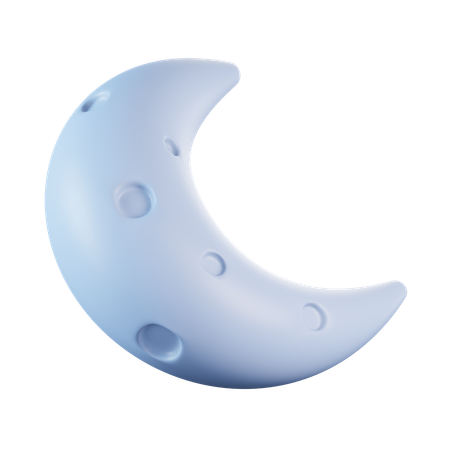 Croissant de lune  3D Icon