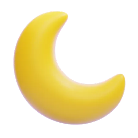 Croissant de lune  3D Icon