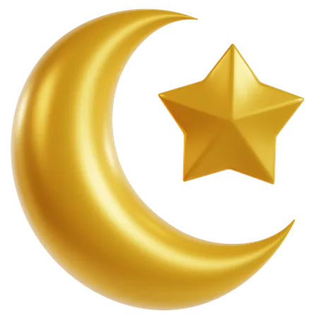 Croissant de lune  3D Icon