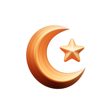 Croissant de lune  3D Icon