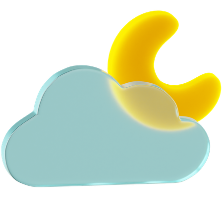 Croissant de lune  3D Icon