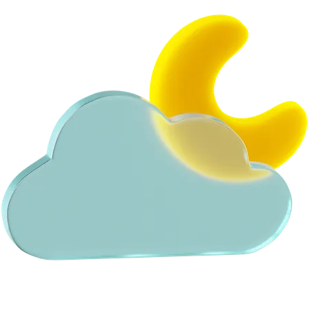 Croissant de lune  3D Icon