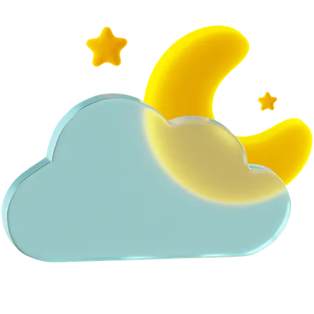 Croissant de lune  3D Icon