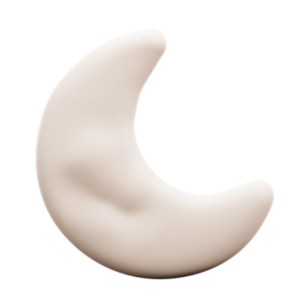 Croissant de lune  3D Icon