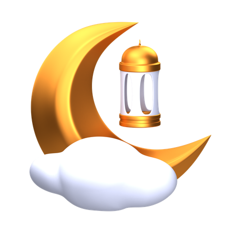 Croissant de lune  3D Icon