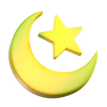 Croissant de lune  3D Icon