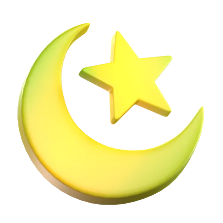 Croissant de lune  3D Icon