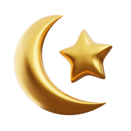 Croissant de lune  3D Icon