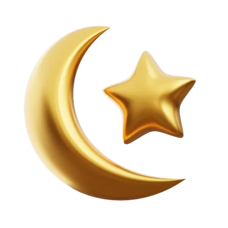 Croissant de lune  3D Icon